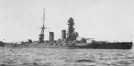 Side view of Nagato class battleship