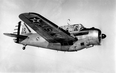 Photograph of O-47 observation aircraft