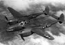 P-38 in flight