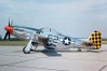 Photograph of P-51 Mustang from side