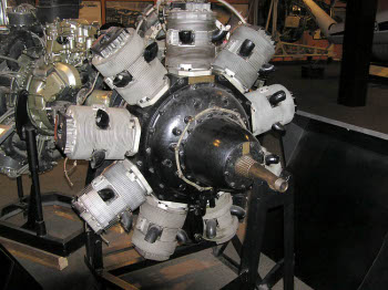 Photograph of Perseus aircraft engine