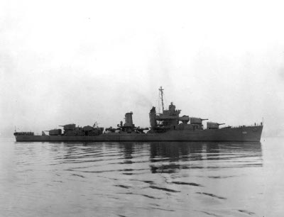 Photograph of Porter-class destroyer