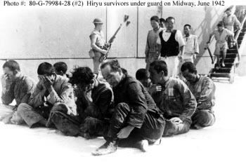 Photograph of Japanese sailors taken prisoner