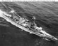 Overhead view of Pensacola-class cruiser