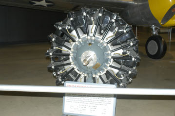 Photograph of R-985 aircraft engine