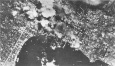 Rabaul town during high-altitude raid