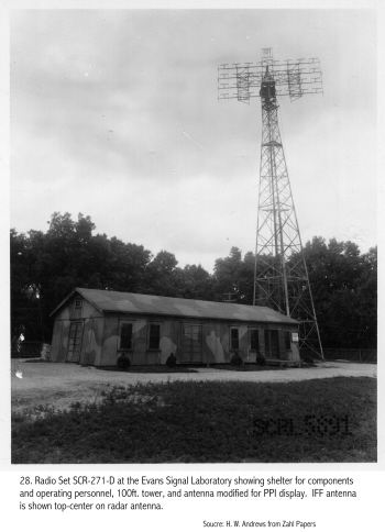 Photograph of SCR-271 radar