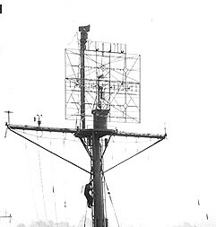 Photograph of SK naval radar