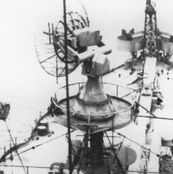Photograph of SP radar antenna