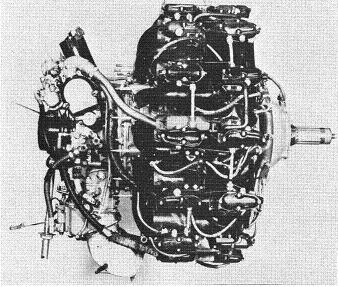 Photograph of
              Japanese Sakae 12 aircraft engine