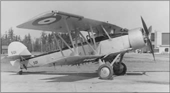 Photograph of Blackburn Shark torpedo bomber