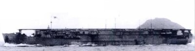 Photograph of escort carrier Shinyo