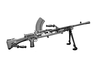 Photograph of Bren machine gun