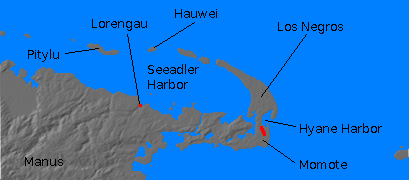 Relief map of Seeadler Harbor