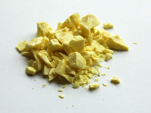 Photograph of sulfur