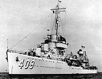Photograph of Sims class destroyer