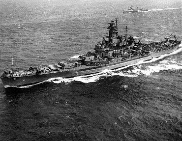 Photograph of South Dakota-class battleship