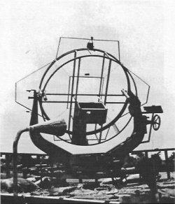 Photograph of Tachi-4 fire control radar antenna