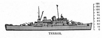 Schematic diagram of Terror class minelayer