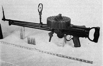 Photograph of Type 92 machine gun