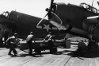 Avengers being armed with torpedoes