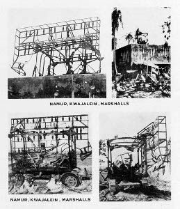 Photographs of wrecked Type 12 radar