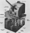 Schematic of single enclosed 5"/38 gun mount