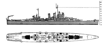 Photograph of Wichita class heavy cruiser