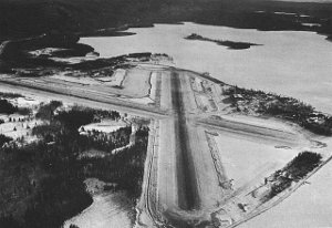 Photograph of runways at Watson Lake