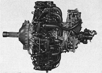 Photograph of Japanese Zuisei 13 aircraft engine